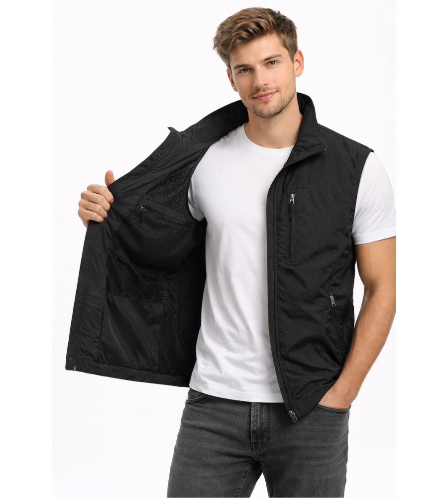 JAMES™ | Men's Nylon Zip Vest