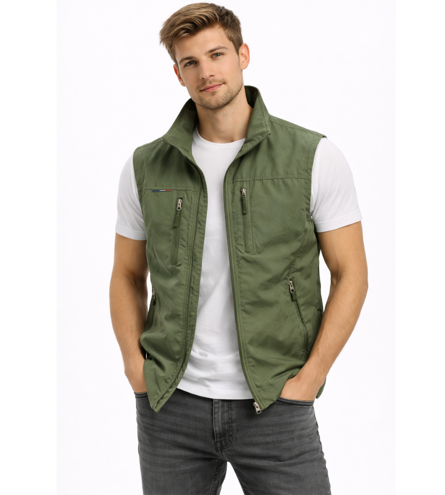 JAMES™ | Men's Nylon Zip Vest