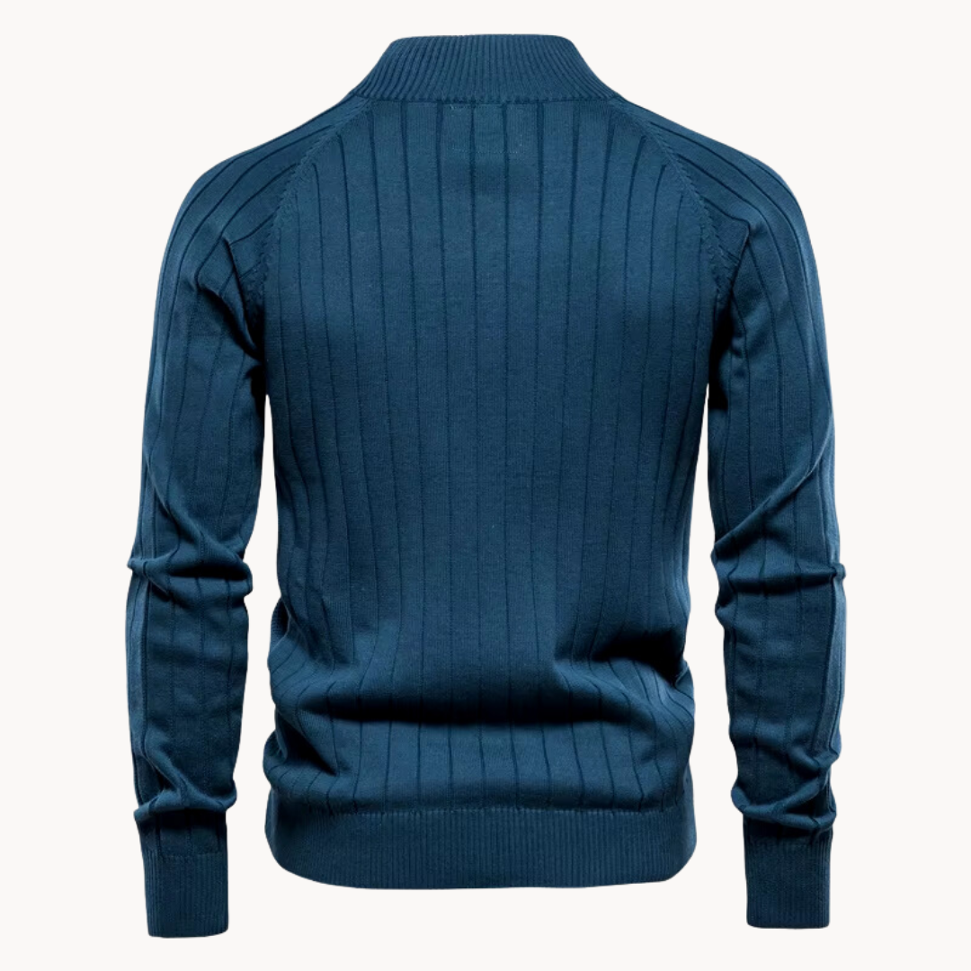 JAMES™ | Zip-Up Knit Jacket