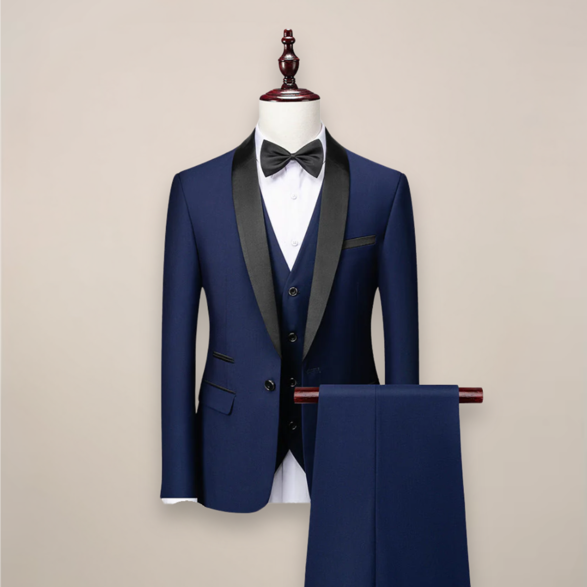 JAMES™ | Men's Satin-Trim Evening Tuxedo