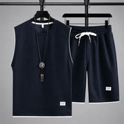 JAMES™ | Men's Waffle Knit Sleeveless Lounge Set