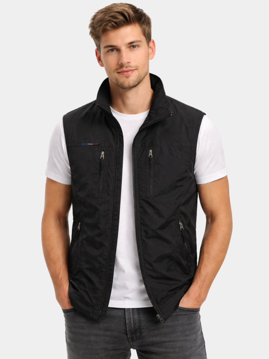 JAMES™ | Men's Nylon Zip Vest