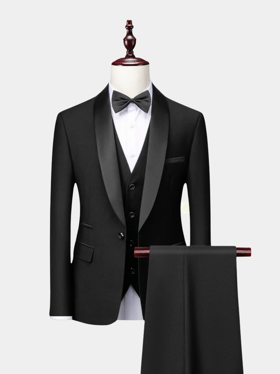 JAMES™ | Men's Satin-Trim Evening Tuxedo