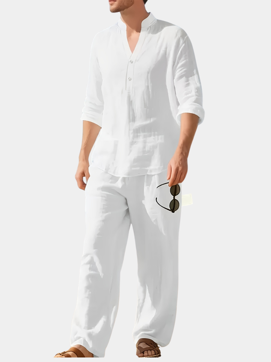 JAMES™ | Men's Woven Linen Co-ords