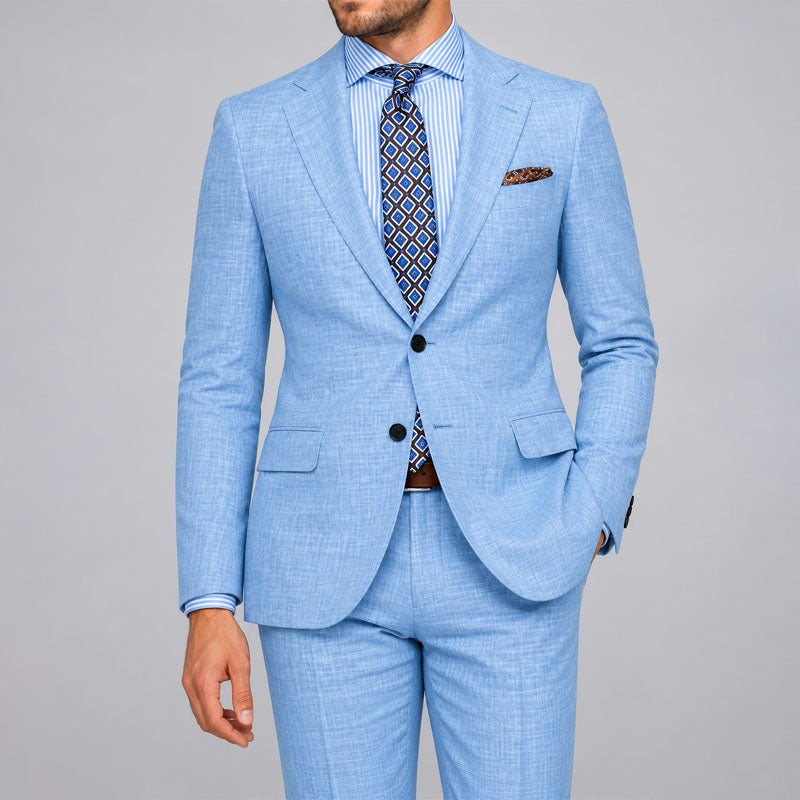 JAMES™ | Men's Tailored Linen Two-Piece Suit