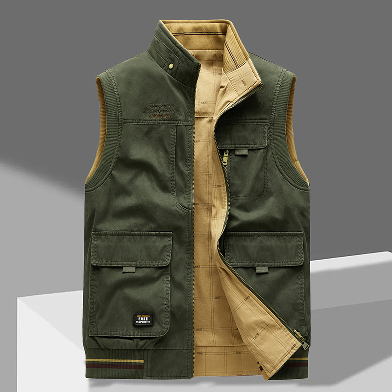 JAMES™ | Five-Pocket Cotton Gilet