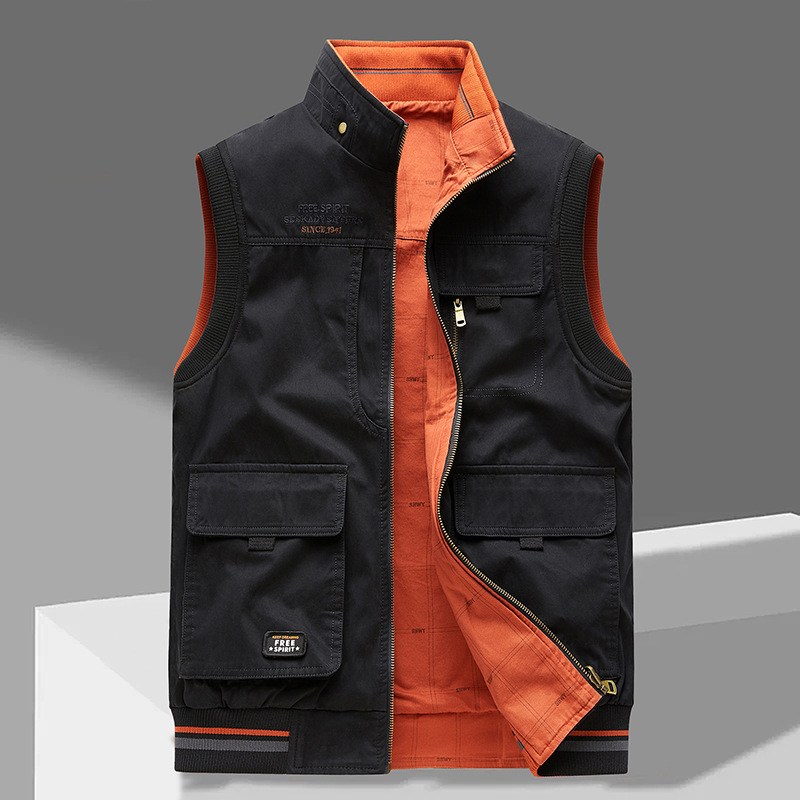 JAMES™ | Five-Pocket Cotton Gilet