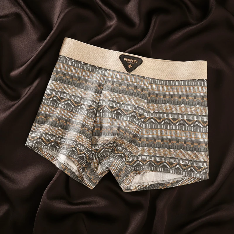 JAMES™ | Men's Cotton Geometric Boxer Briefs