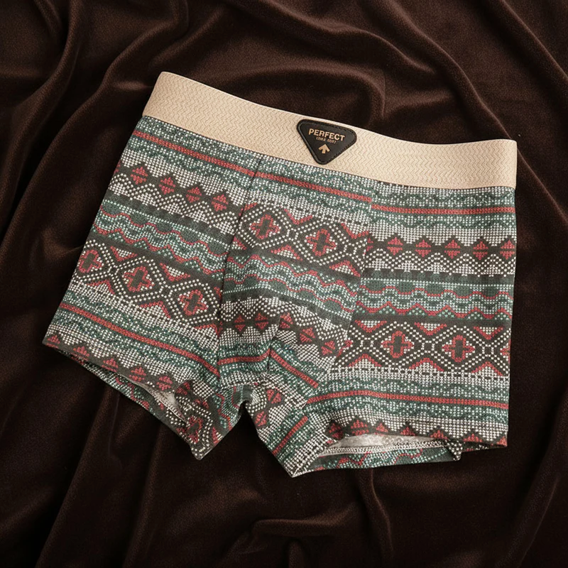 JAMES™ | Men's Cotton Geometric Boxer Briefs