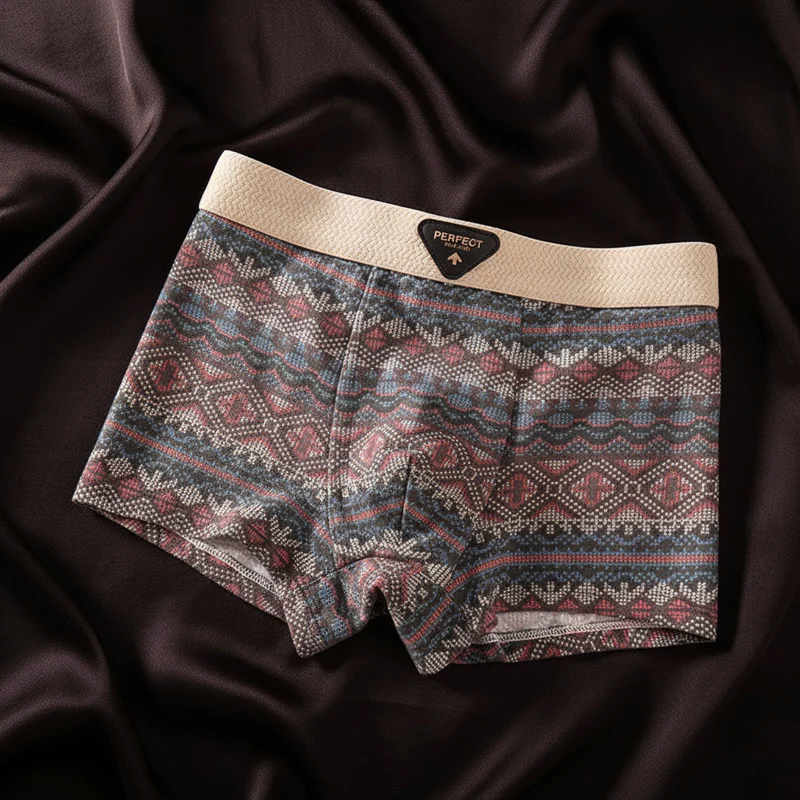 JAMES™ | Men's Cotton Geometric Boxer Briefs
