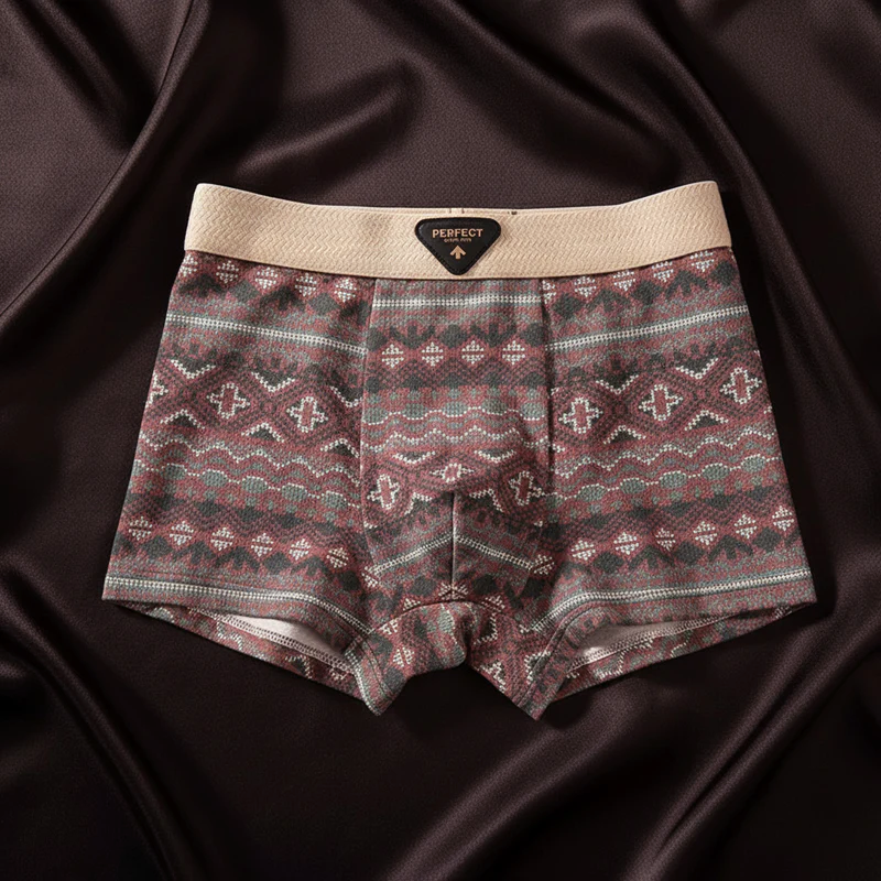 JAMES™ | Men's Cotton Geometric Boxer Briefs