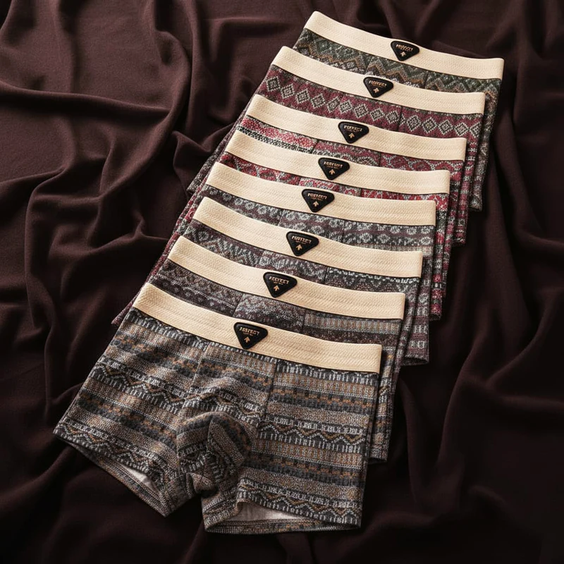JAMES™ | Men's Cotton Geometric Boxer Briefs