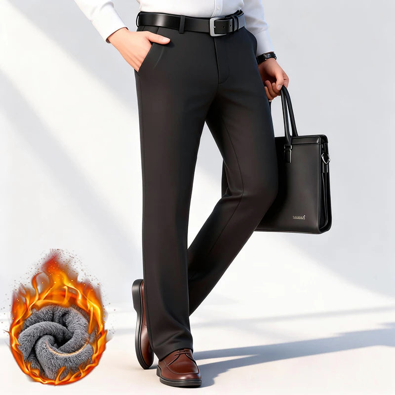 JAMES™ | Men's Fleece-Lined Business Trousers