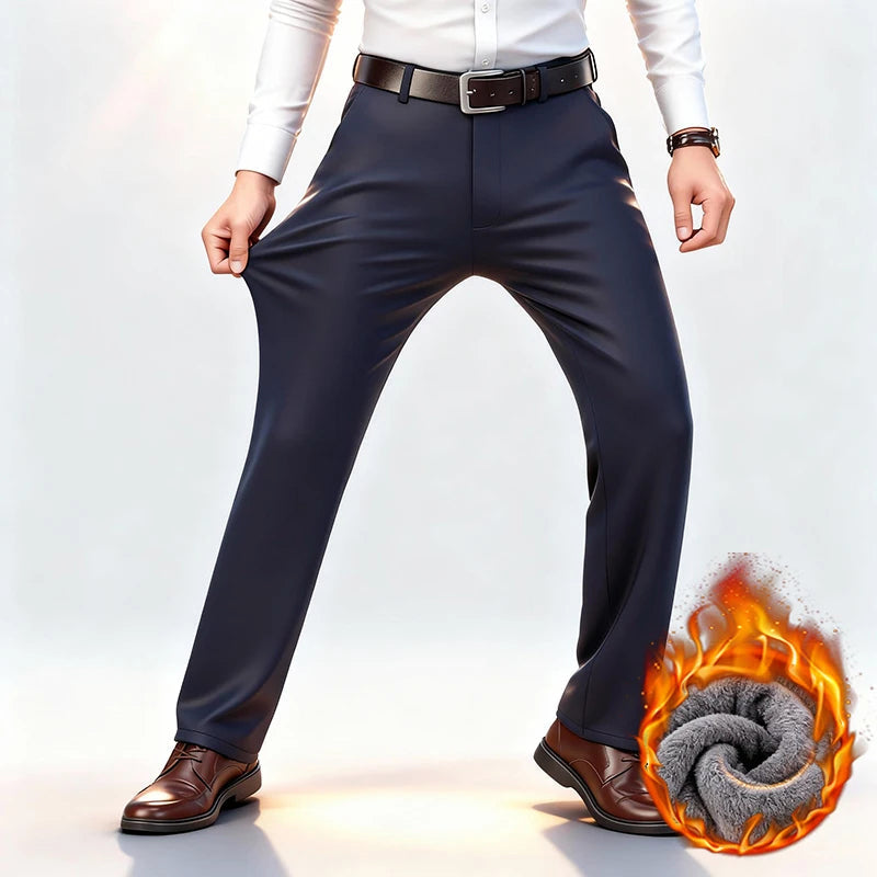 JAMES™ | Men's Fleece-Lined Business Trousers