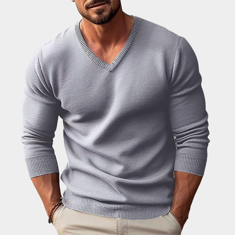 JAMES™ | Men's Acrylic V-Neck Knit