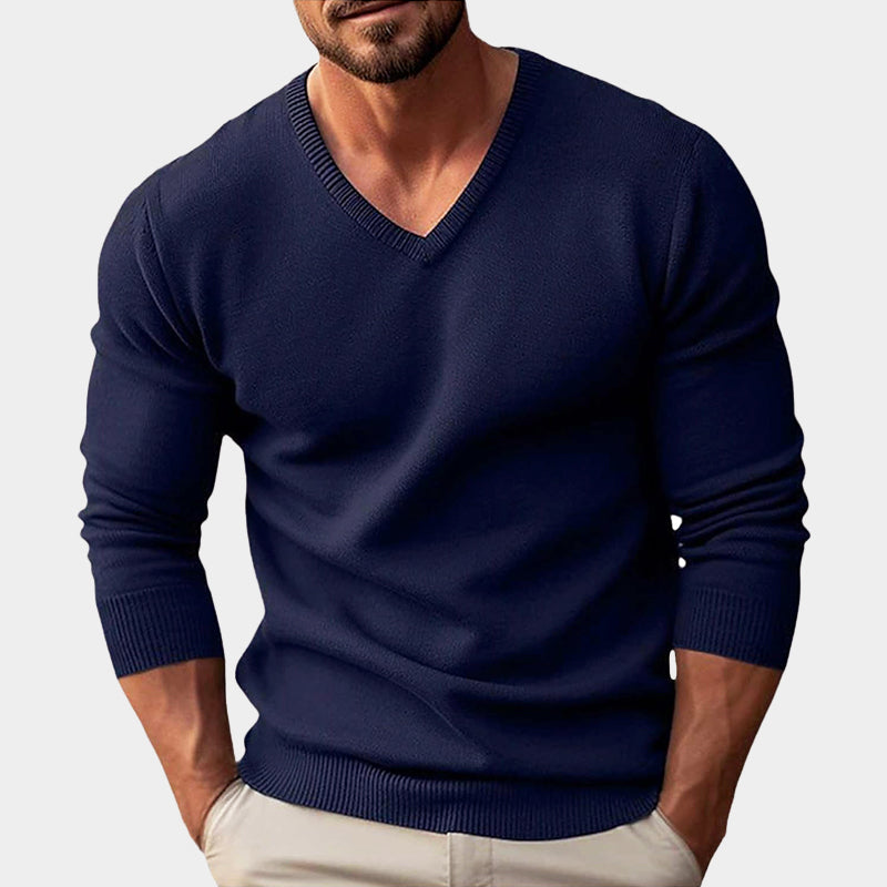 JAMES™ | Men's Acrylic V-Neck Knit