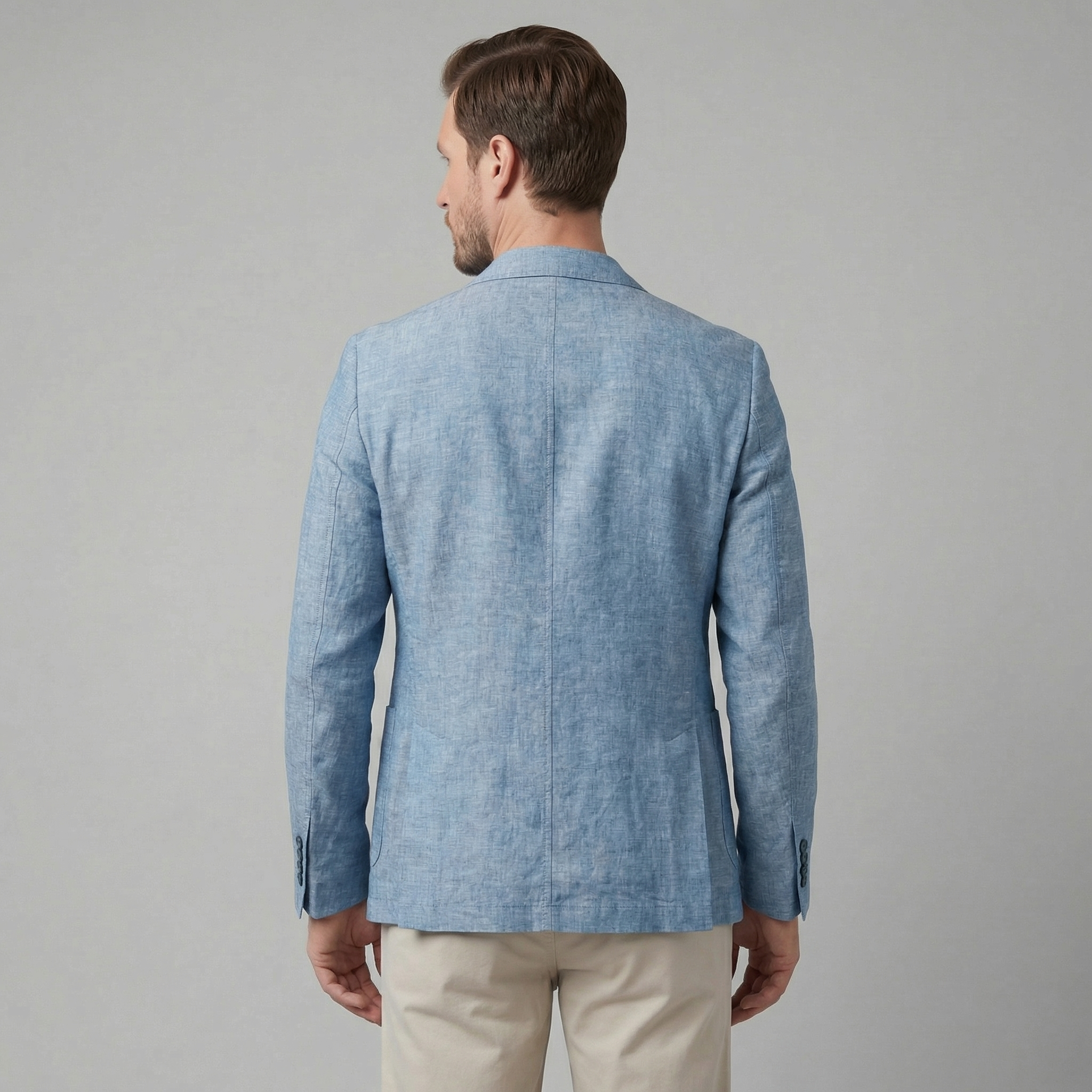 JAMES™ | Men's Two-Button Linen Blazer