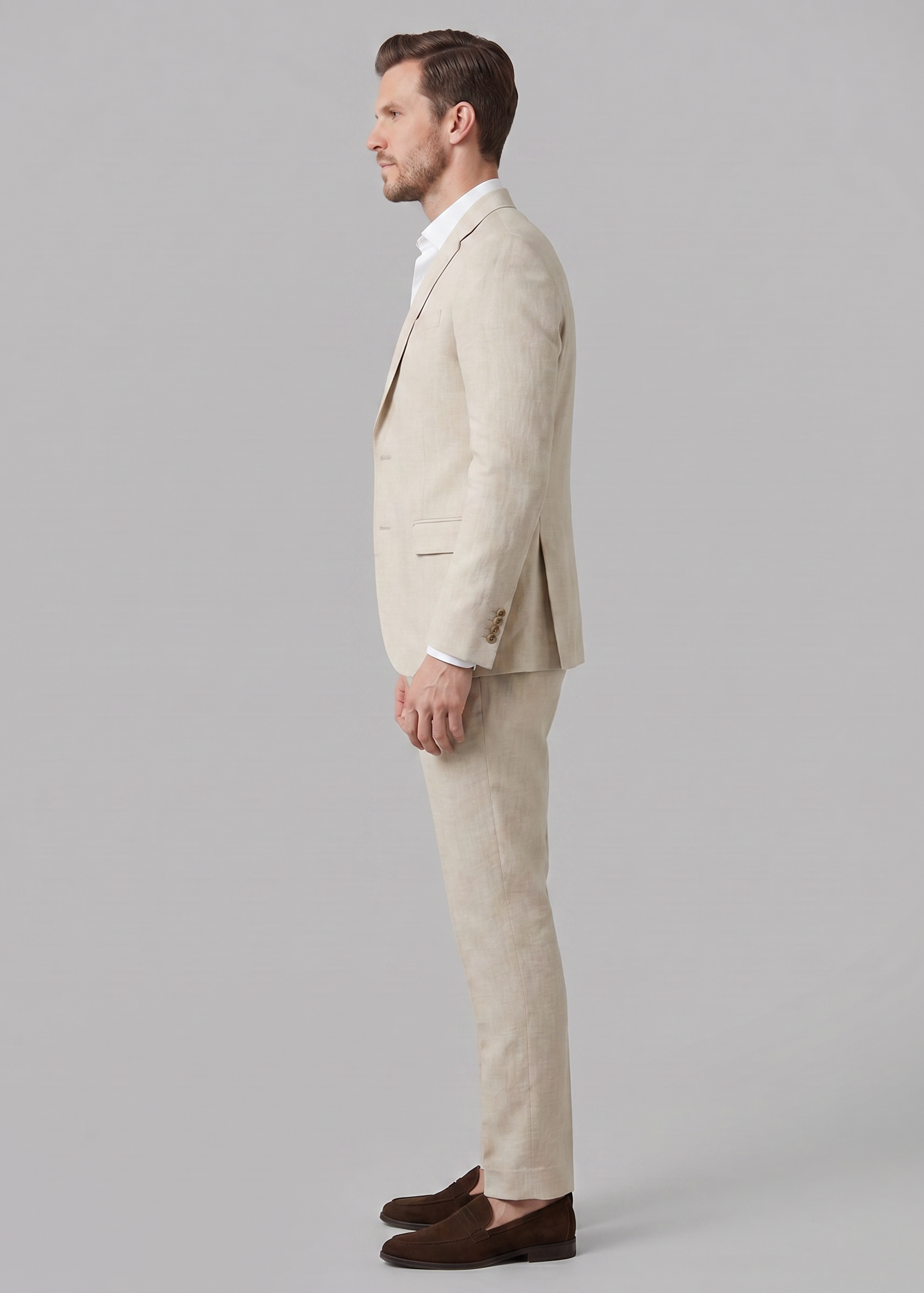 JAMES™ | Men's Linen Blend Two-Piece Suit