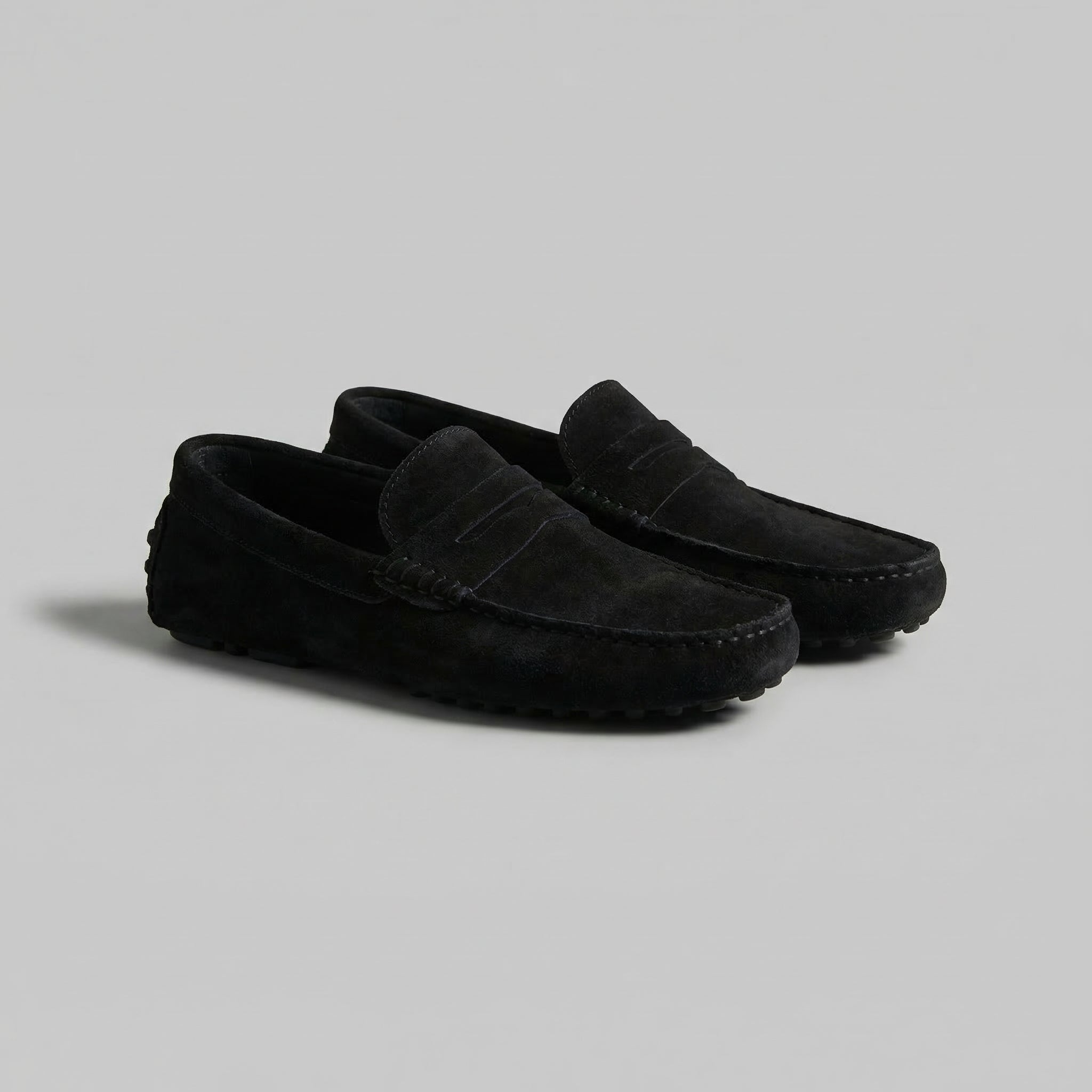 JAMES™ | Men's Classic Suede Penny Loafers