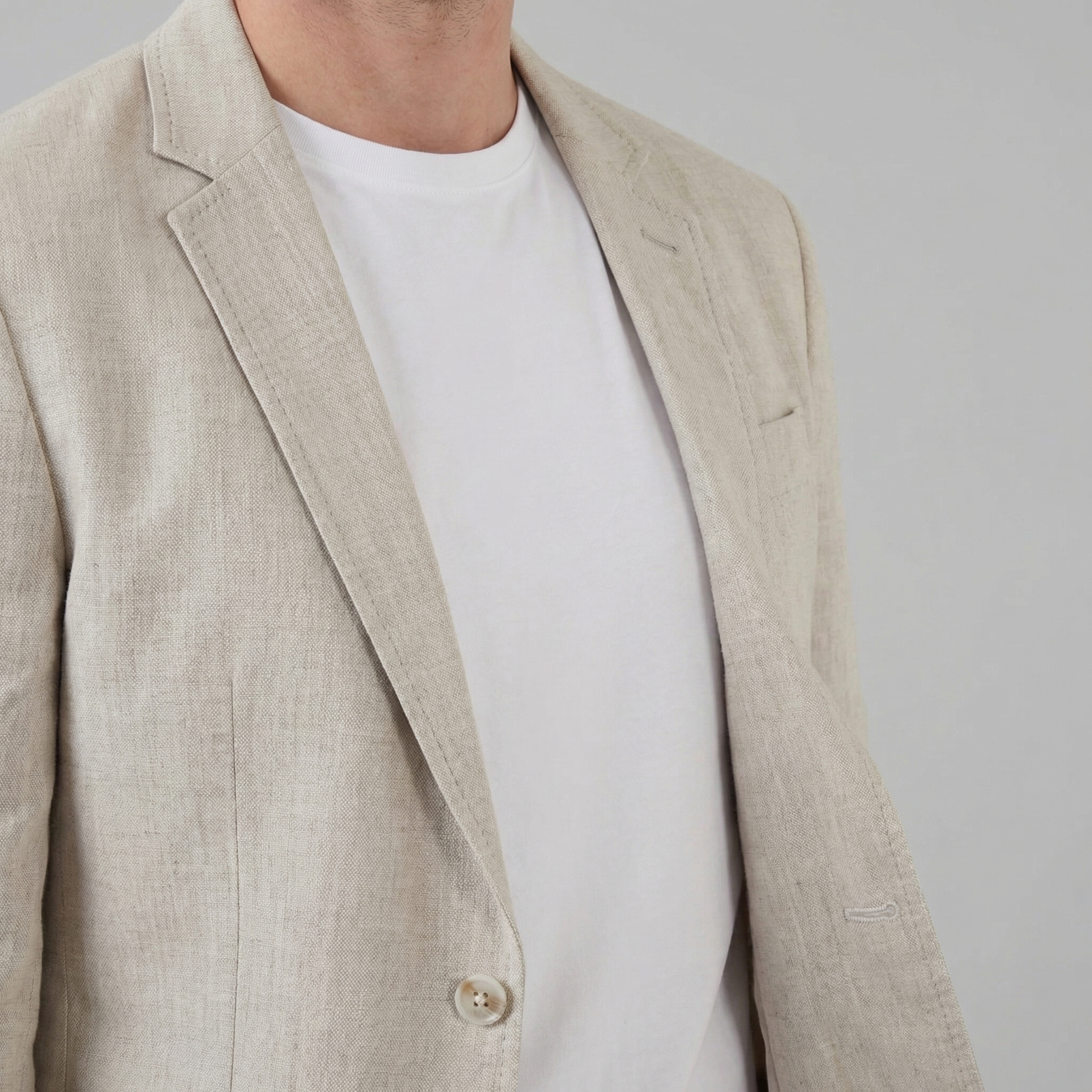 JAMES™ | Men's Two-Button Linen Blazer