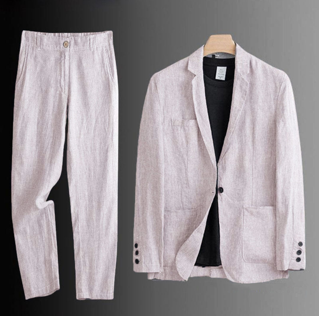 JAMES™ | Men's Pure Linen Coordinate Set