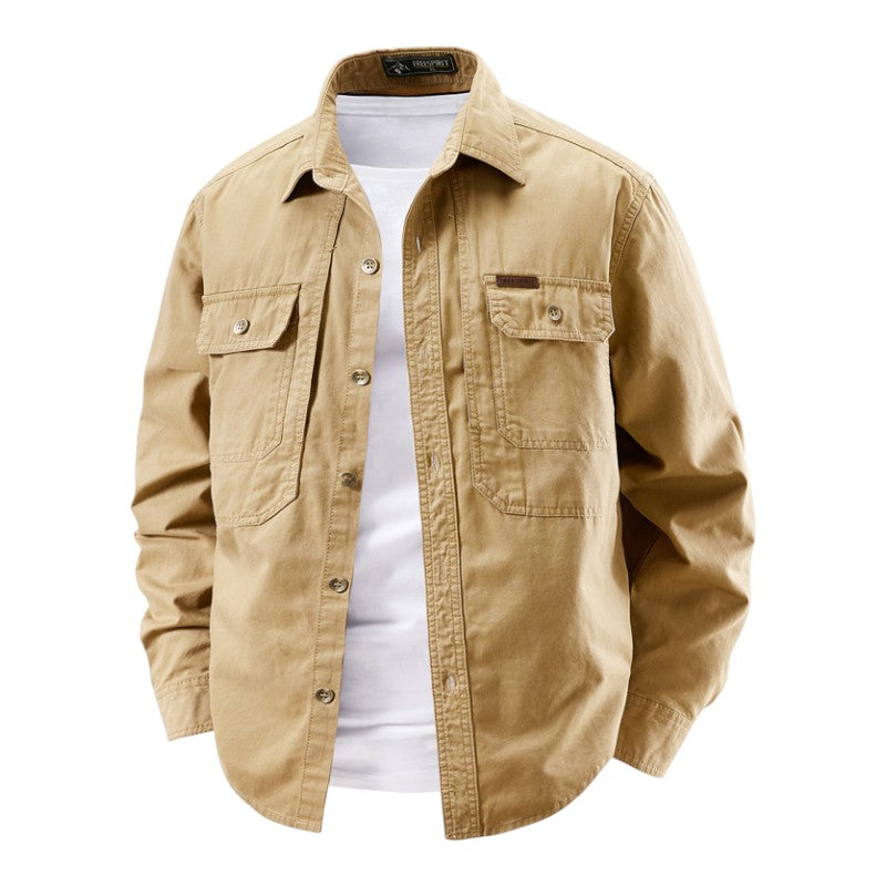 JAMES™ | LONG SLEEVE UTILITY SHIRT FOR MEN