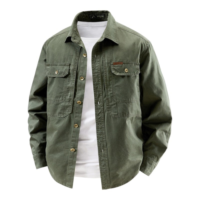 JAMES™ | LONG SLEEVE UTILITY SHIRT FOR MEN