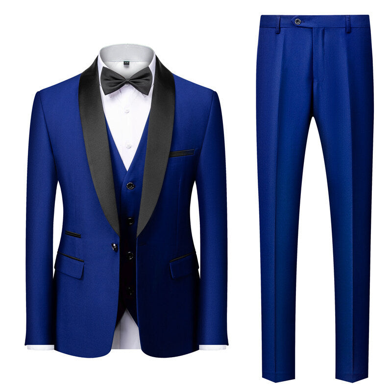 JAMES™ | Men's Satin-Trim Evening Tuxedo