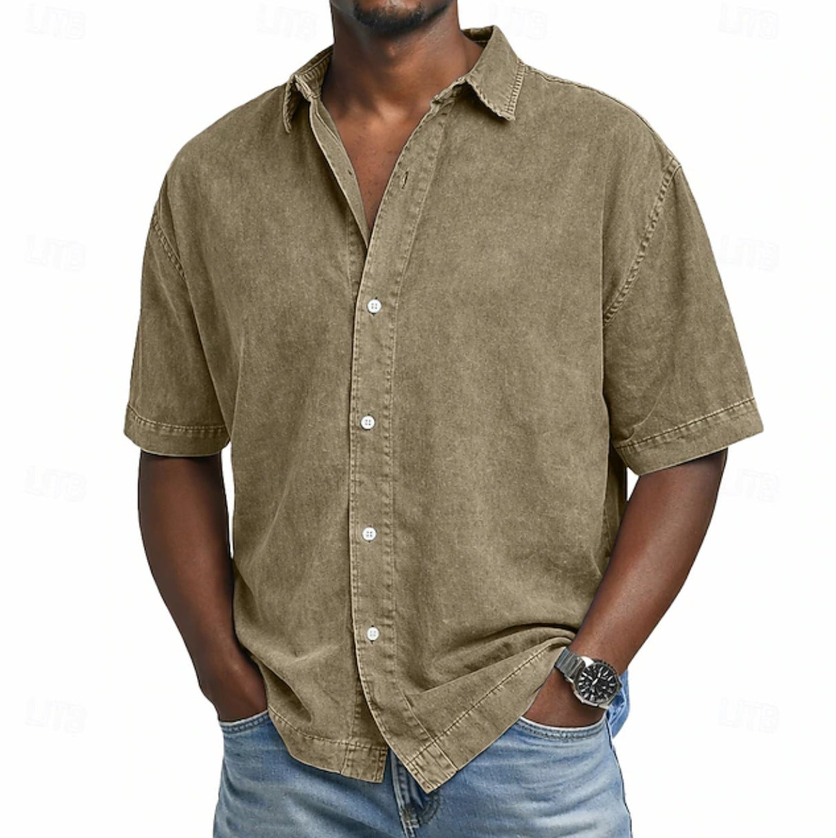 JAMES™ | Men's Acid Wash Shirt