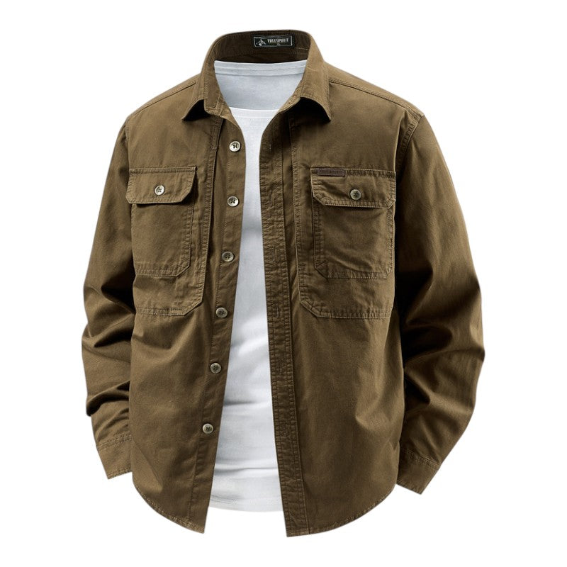 JAMES™ | LONG SLEEVE UTILITY SHIRT FOR MEN