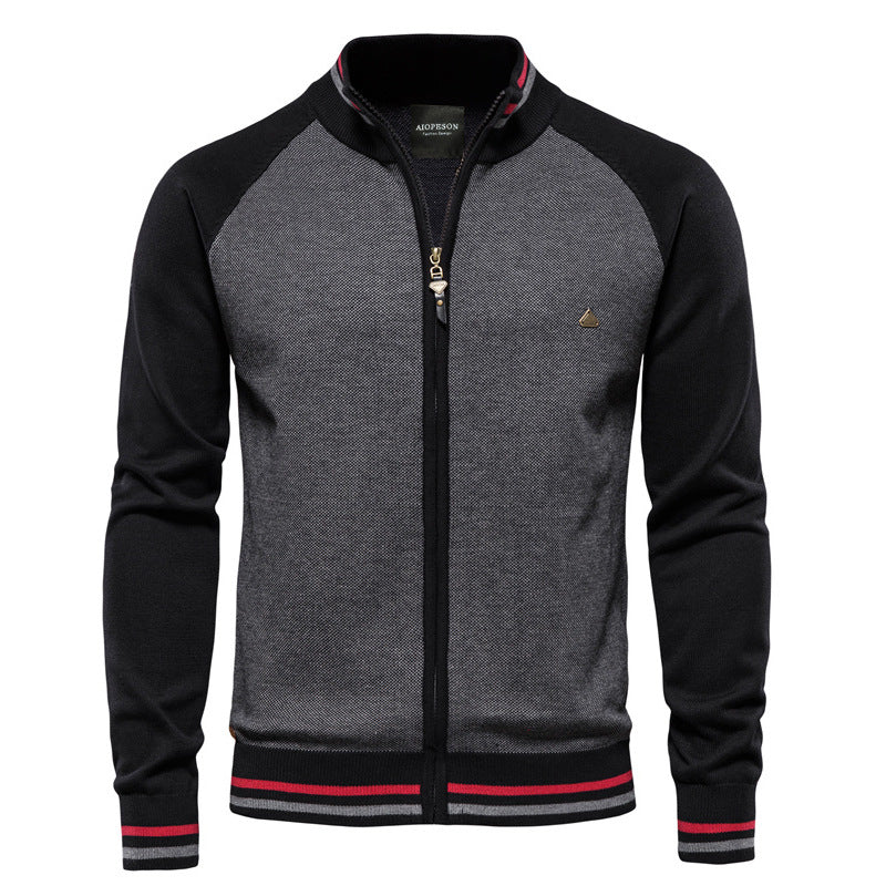 JAMES™ | Zip-Up Knit Jacket