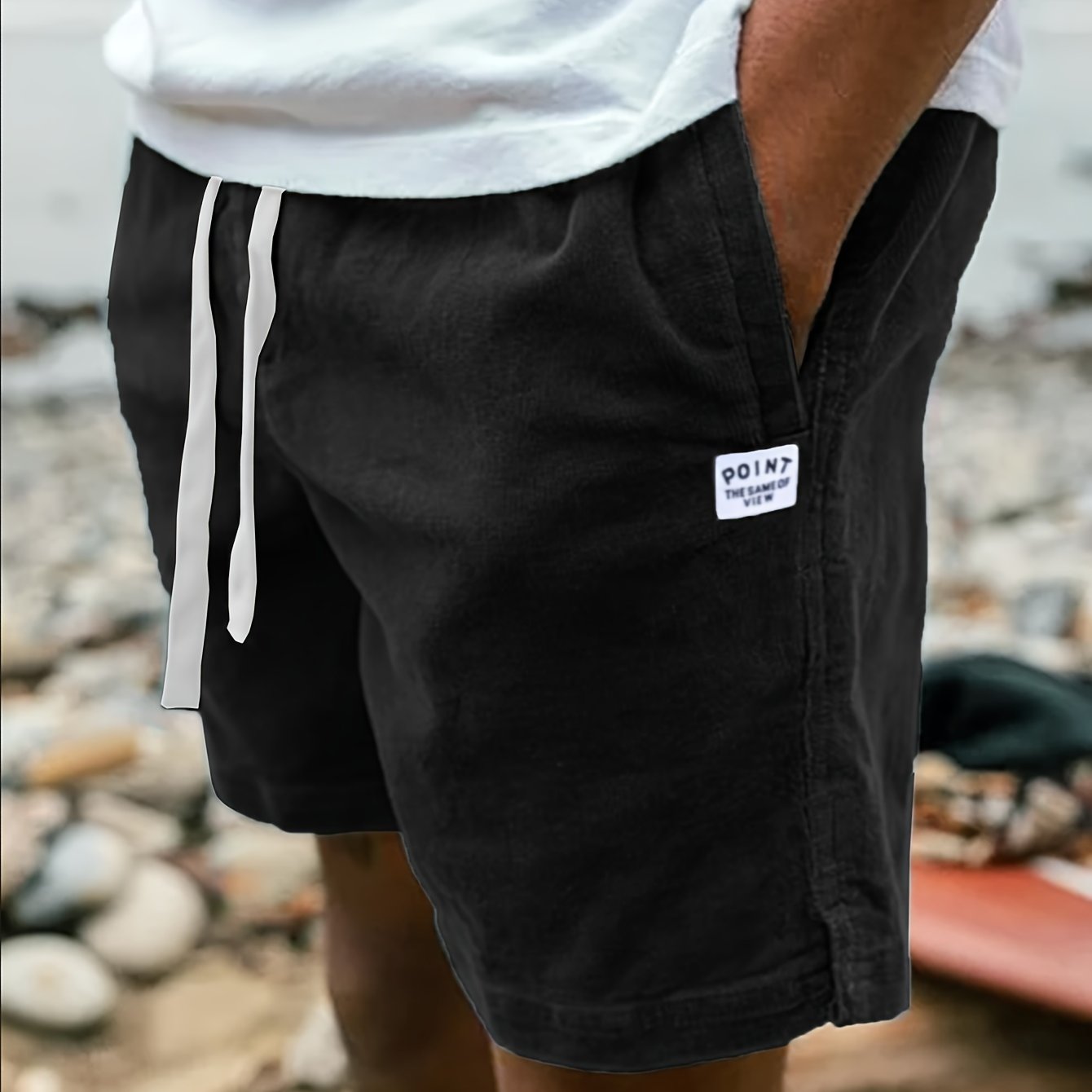 JAMES™ | Ribbed Drawstring Shorts