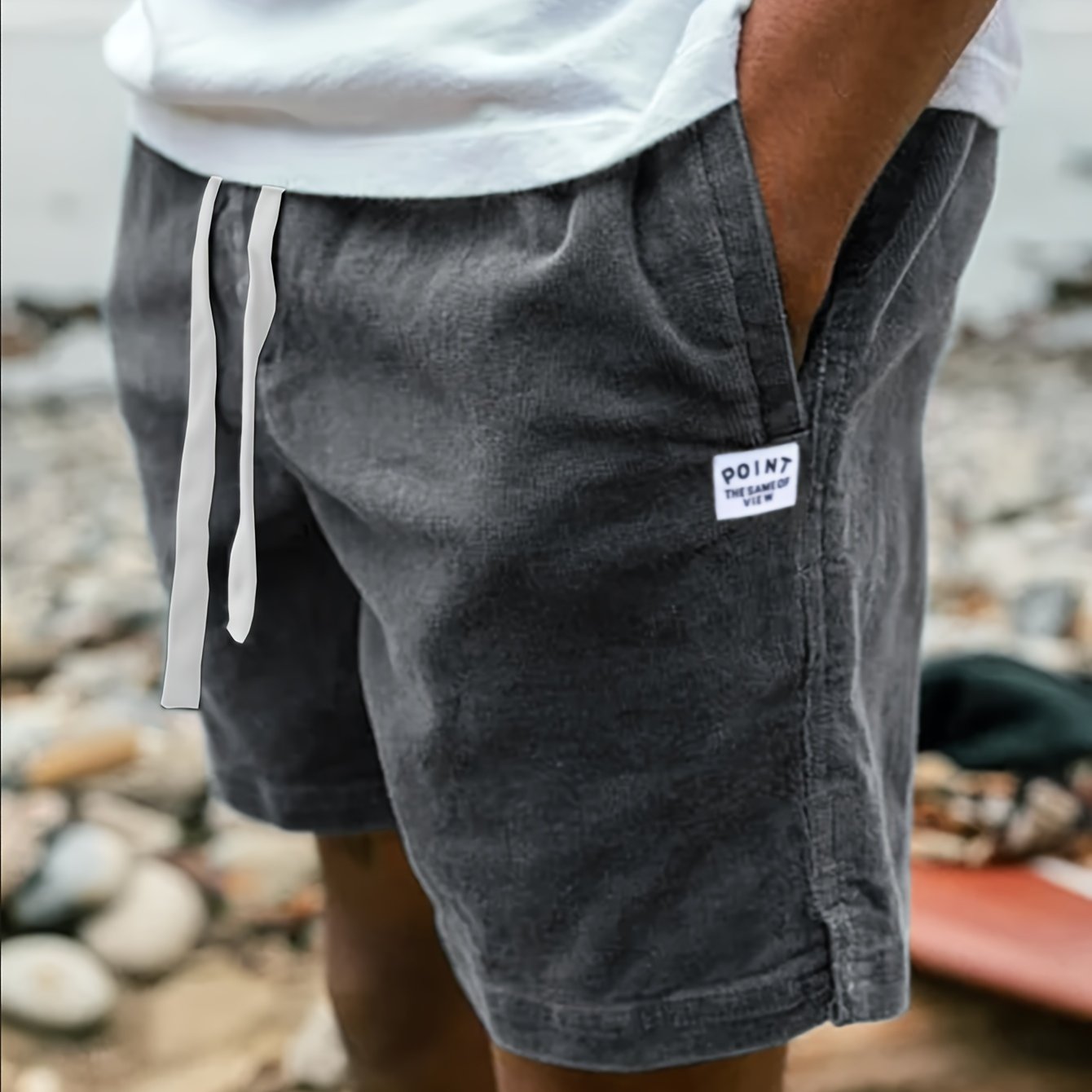 JAMES™ | Ribbed Drawstring Shorts