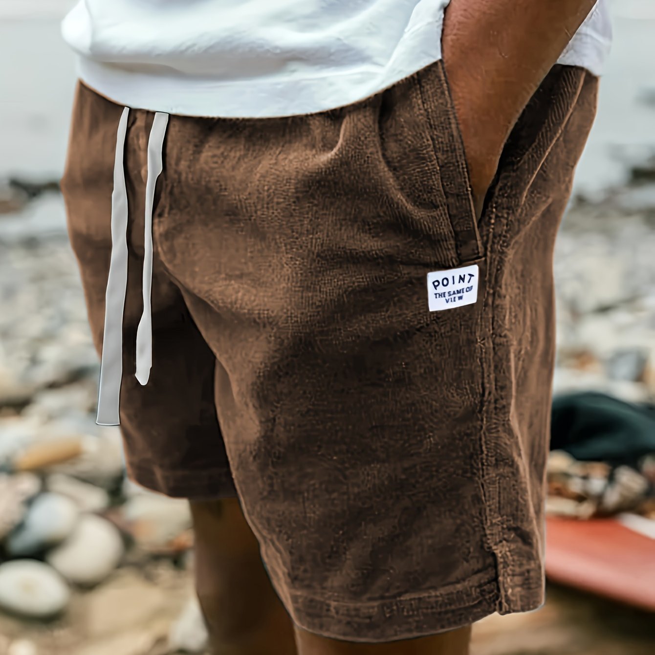 JAMES™ | Ribbed Drawstring Shorts