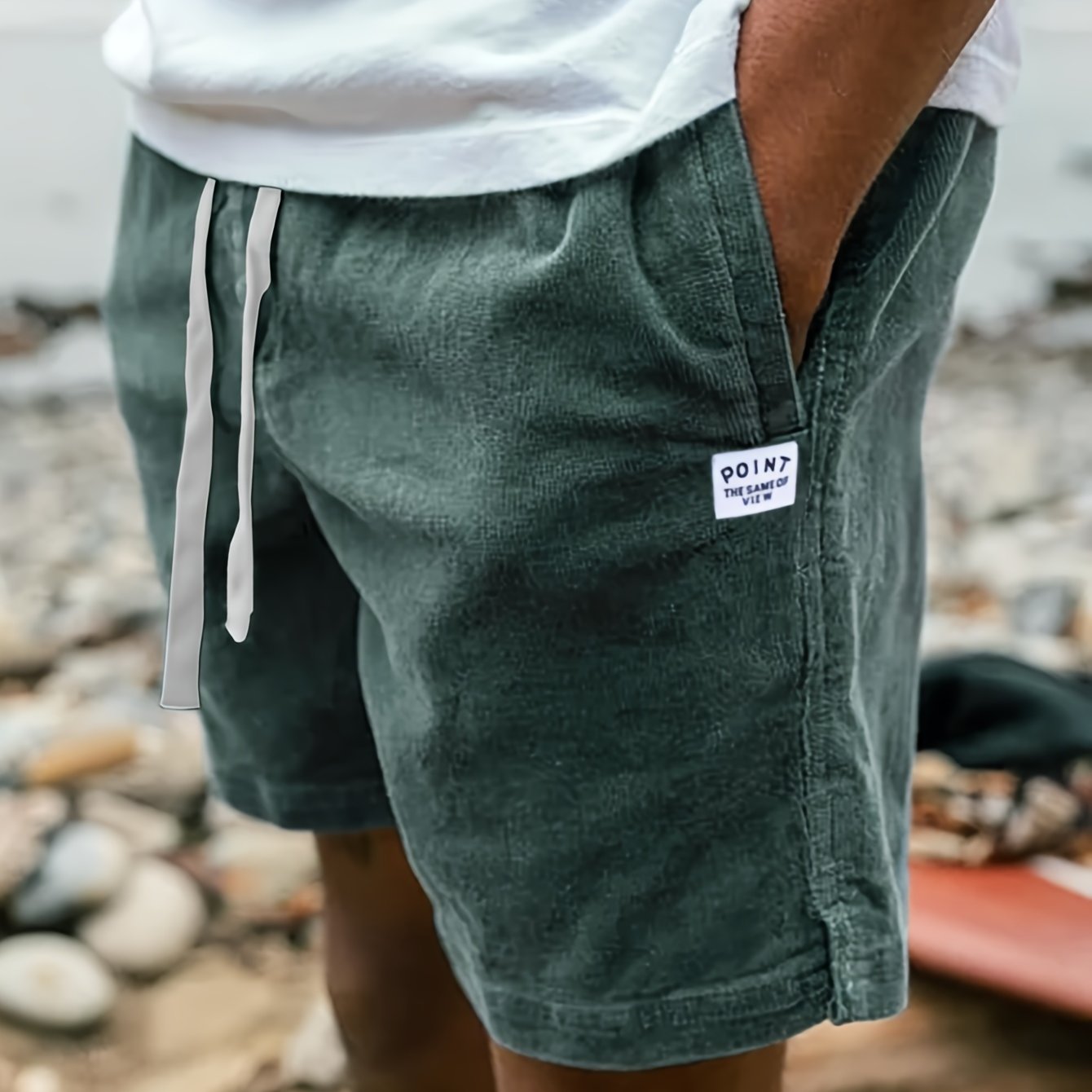 JAMES™ | Ribbed Drawstring Shorts