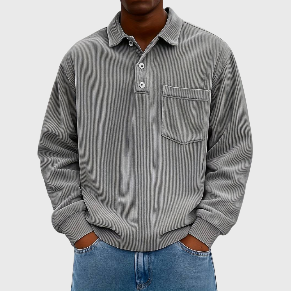 JAMES™ | Long-Sleeve Corduroy Shirt