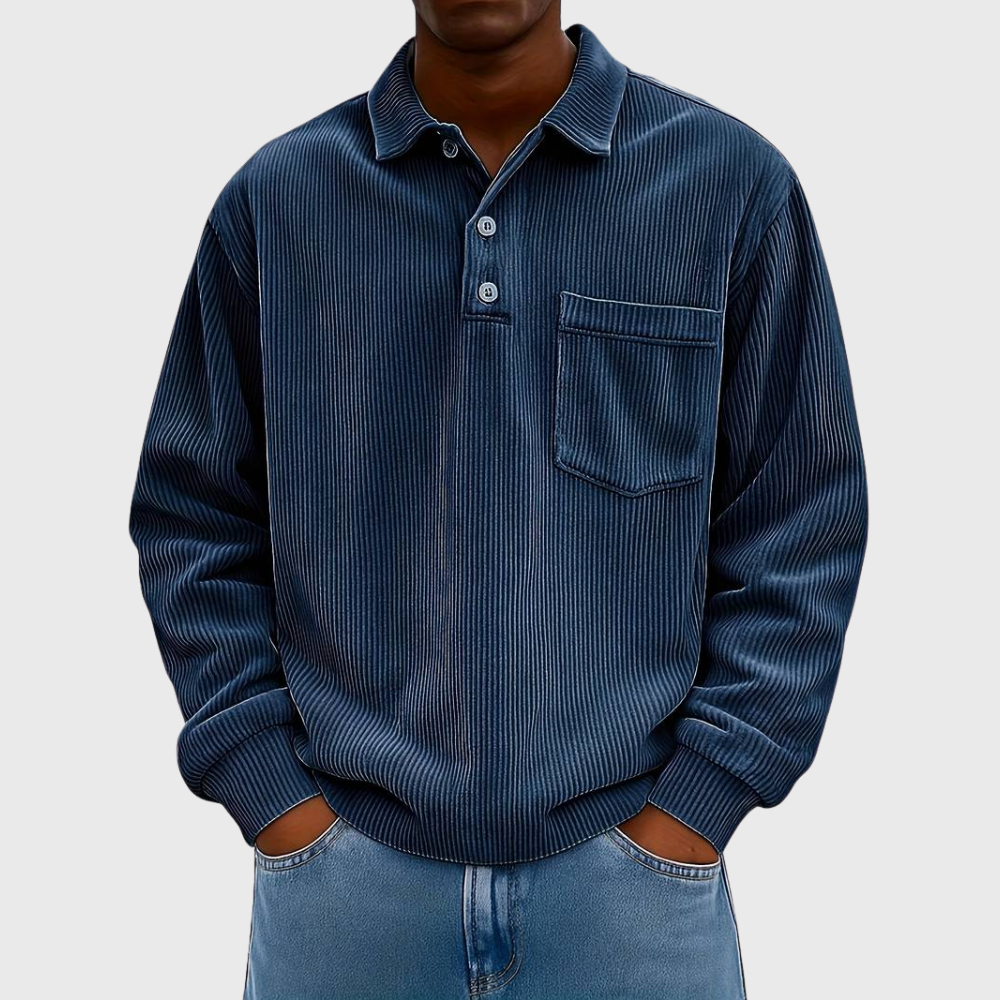 JAMES™ | Long-Sleeve Corduroy Shirt
