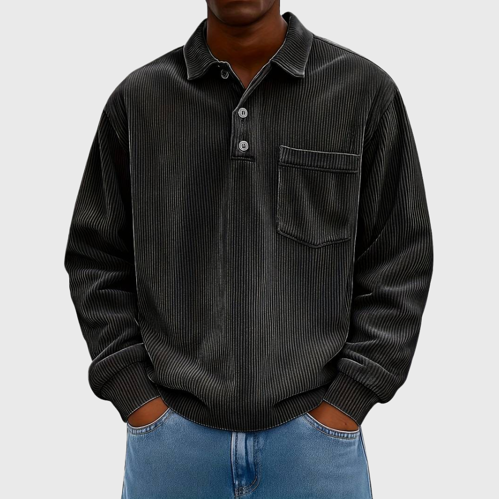 JAMES™ | Long-Sleeve Corduroy Shirt