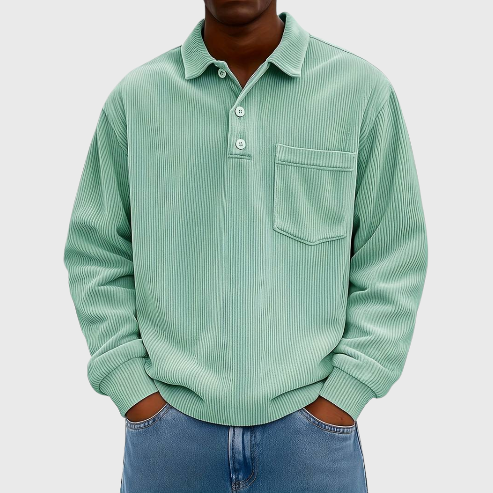 JAMES™ | Long-Sleeve Corduroy Shirt
