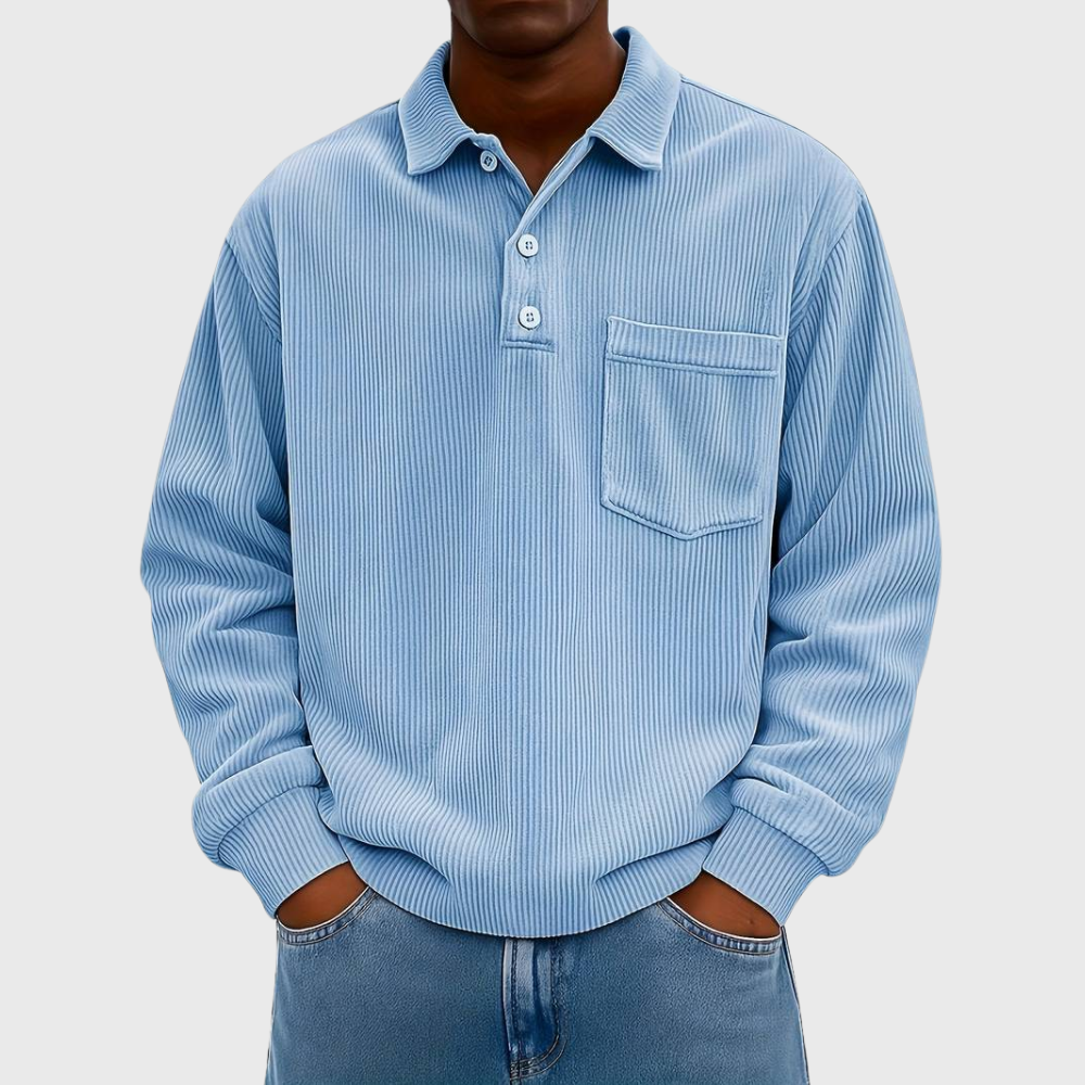 JAMES™ | Long-Sleeve Corduroy Shirt