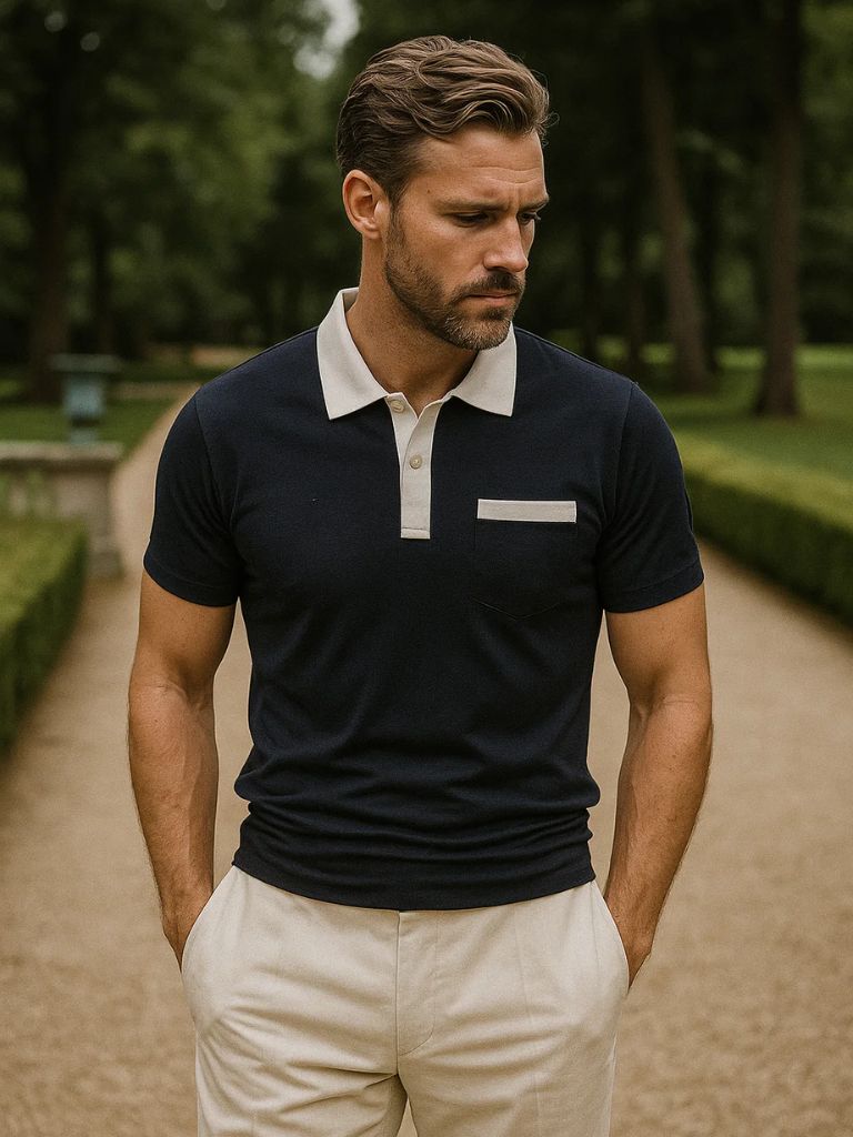 JAMES™ | Contrast Collar Polo