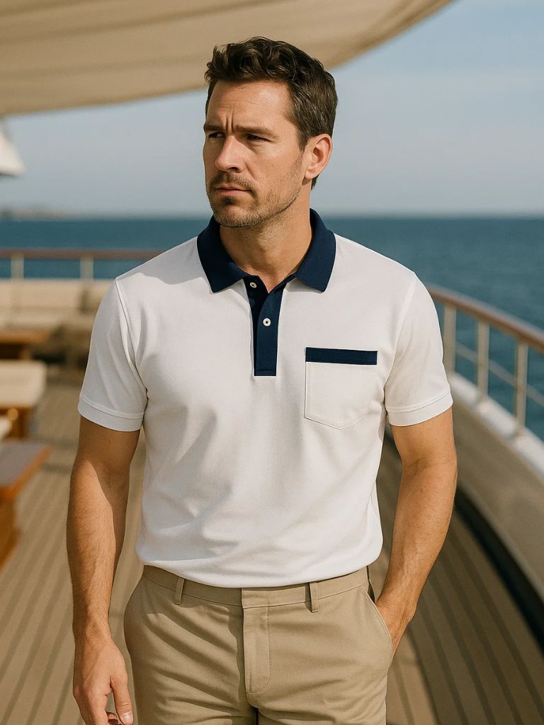 JAMES™ | Contrast Collar Polo