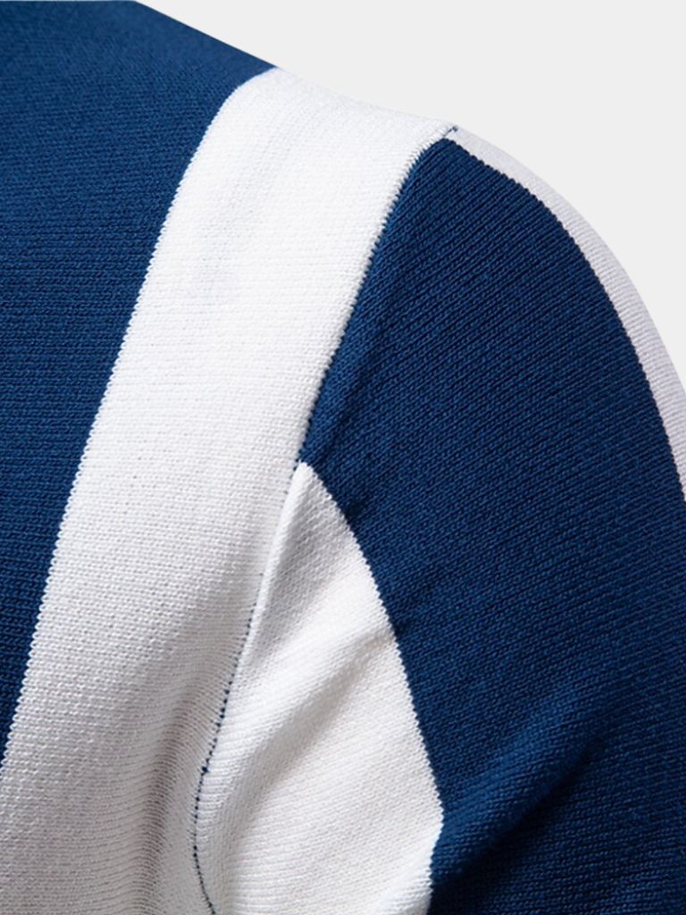 JAMES™ | Striped Zip Polo