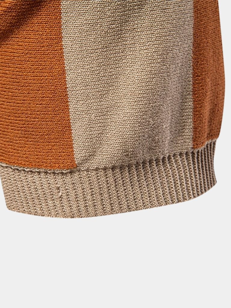 JAMES™ | Striped Zip Polo