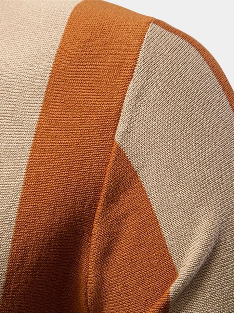 JAMES™ | Striped Zip Polo