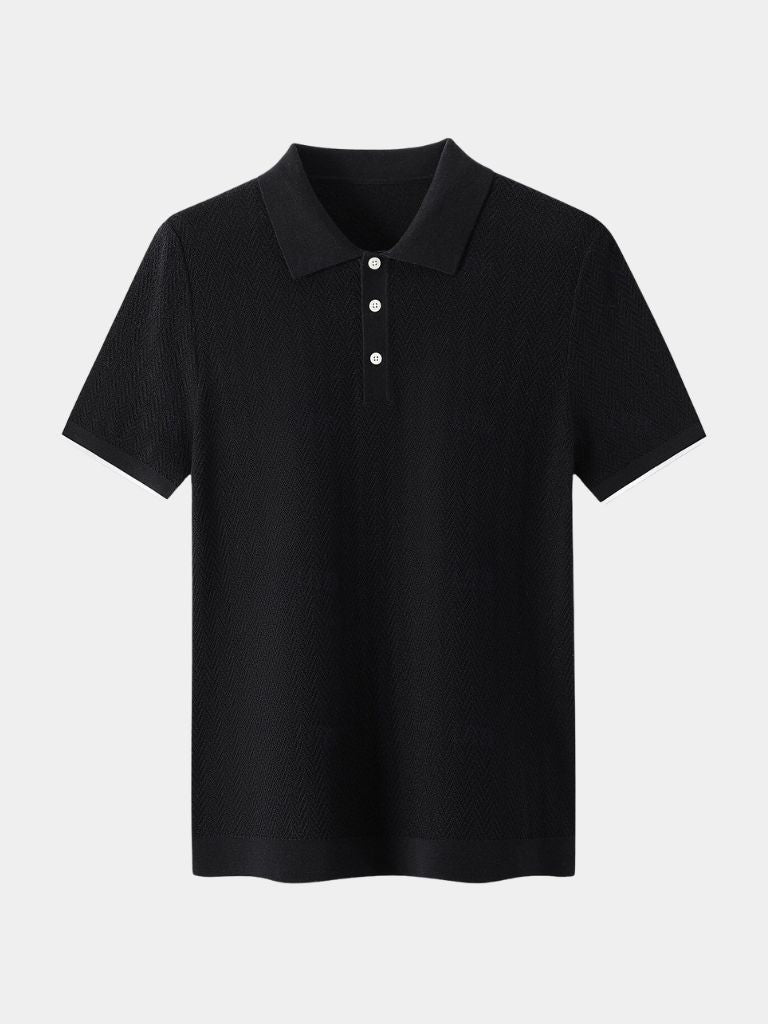 JAMES™ | Chevron Knit Polo