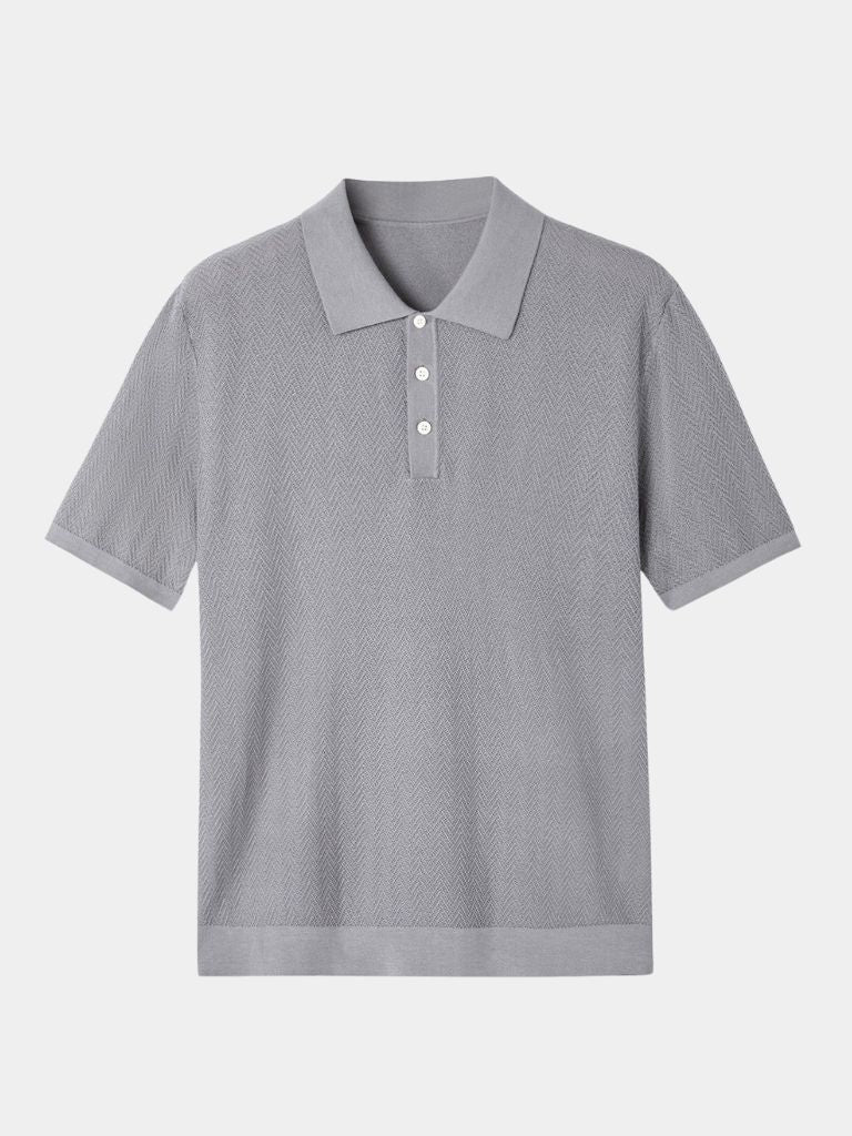 JAMES™ | Chevron Knit Polo