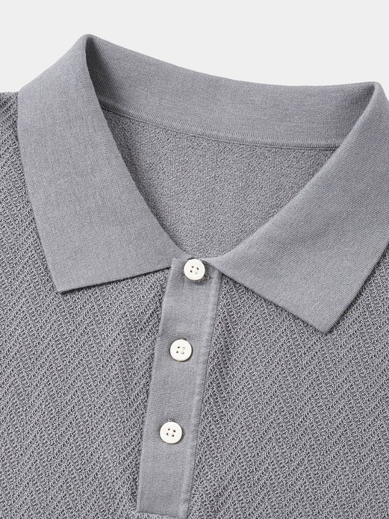 JAMES™ | Chevron Knit Polo