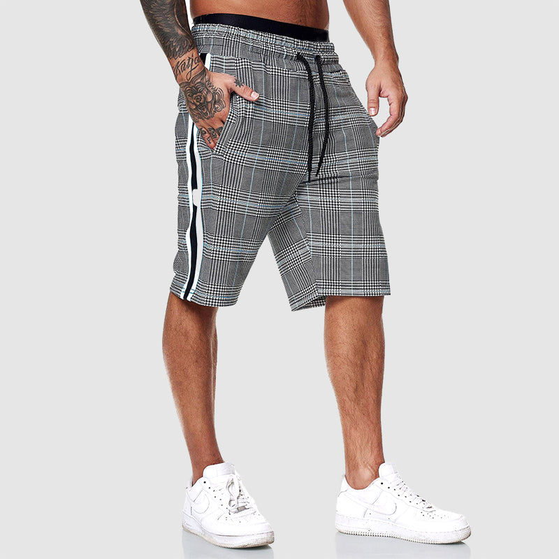 JAMES™ | Men's Plaid Drawstring Shorts