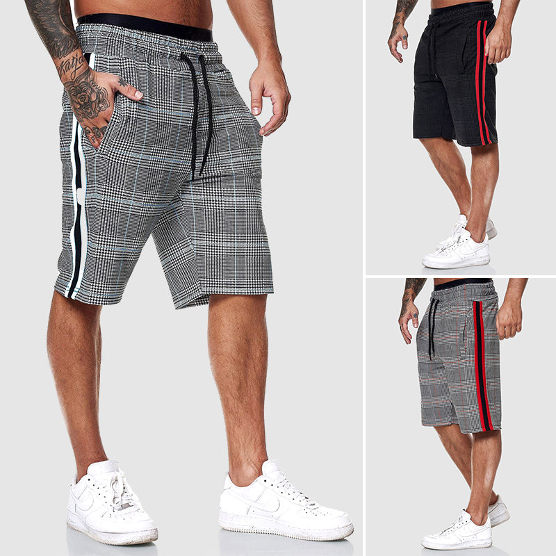 JAMES™ | Men's Plaid Drawstring Shorts